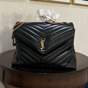 Yves Saint Laurent (YSL) Lou Lou large in black